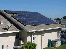 4.8 kW grid-connected roof mounted solar photovoltaic system